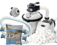 INTEX 26644 PIESKOVÉ ČERPADLO 4500l/h + FILTRAČNÉ GULIČKY 500g INTEX 26644 PIESKOVÉ ČERPADLO 4500l/h + FILTRAČNÉ GULIČKY 500g