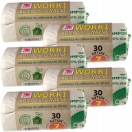 Kompostovateľné vrecia na odpadky ECO BIO SET 7L Kompostovateľné vrecia na odpadky ECO BIO SET 7L