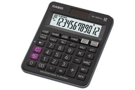 Casio mj-120d plus kancelárska kalkulačka, 12-miestne, 126,5 x 148 mm, čierna