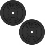 Liatinová váha 2x20kg tanierová sada 40kg Liatinová váha 2x20kg tanierová sada 40kg