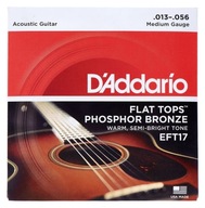 D'ADDARIO EFT17 struny (13-56) Struny pre akustickú gitaru, ploché dosky D'ADDARIO EFT17 struny (13-56) Struny pre akustickú gitaru, ploché dosky