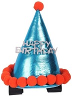QHP modrý koník narodeninový klobúk