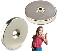 NEODYMOVÝ MAGNET 30x7,5/4,5x3 mm NA SKRUT NEODYMOVÝ MAGNET 30x7,5/4,5x3 mm NA SKRUT