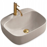 UMÝVADLO LUIZA 50 GREY MAT CERAMIC REA UMÝVADLO LUIZA 50 GREY MAT CERAMIC REA
