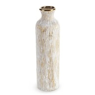 Anisa Dekoračná váza (02) (FI) 12x40cm Biela