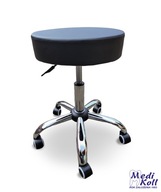 Čierna otočná stolička, stolička/tabuľka, 3 výšky