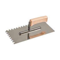 Rukoväť nerezového hladidla drevená noha al 270mm10x10 Rukoväť nerezového hladidla drevená noha al 270mm10x10