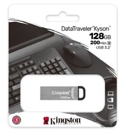Kingston Pendrive Kyson DTKN/128 USB 3.2 200 MB/s Kingston Pendrive Kyson DTKN/128 USB 3.2 200 MB/s
