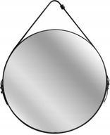Okrúhle zrkadlo 60 cm podkrovný rám Módny Tpj-60b