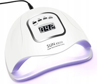 Profesionálna manikúra s lampou na nechty Výkonná UV/LED SUN x5 Max 80W biela