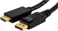 Kábel DisplayPort na HDMI DP 3 m Wwa Kábel DisplayPort na HDMI DP 3 m Wwa