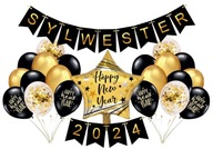 SILVESTROVSKÉ ozdoby balóny SILVESTERSKÉ dekorácie SILVESTROVÁ sada na Silvestra SILVESTROVSKÉ ozdoby balóny SILVESTERSKÉ dekorácie SILVESTROVÁ sada na Silvestra