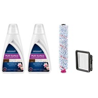 Bissell čistiaci balíček MultiSurface, 2x čistiace prostriedky + štetec + filter
