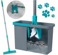 Beldray Pet Pet Plus X Tvar 33 cm lisovaný plochý otočný mop s vedierkami Beldray Pet Pet Plus X Tvar 33 cm lisovaný plochý otočný mop s vedierkami