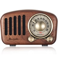 Feegar RETRO drevené kuchynské rádio Bluetooth 10h Feegar RETRO drevené kuchynské rádio Bluetooth 10h