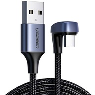 Ugreen USB-A USB-C QC 3.0 uhlový kábel, 1m Ugreen USB-A USB-C QC 3.0 uhlový kábel, 1m