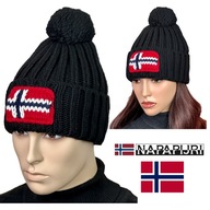 NAPAPIJRI Zimná čiapka s brmbolcom SEMIURY 5 NAPAPIJRI Zimná čiapka s brmbolcom SEMIURY 5