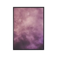 Zarámovaný plagát veľký 40x60cm minimalistická obloha