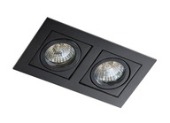 Azzardo PACO 2 BLACK 2xGU10 Zápustná čierna AZ0800 Azzardo PACO 2 BLACK 2xGU10 Zápustná čierna AZ0800