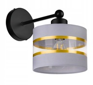 NÁSTENNÁ PEVNÁ LAMPA E27 Pruhované tienidlo 20cm NÁSTENNÁ PEVNÁ LAMPA E27 Pruhované tienidlo 20cm