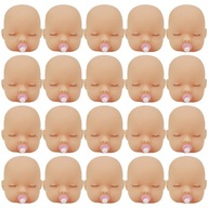 Mini Doll Heads Vinylové doplnky Baby 20 ks