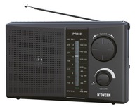 Malé prenosné kuchynské rádio Noveen PR450, čierne