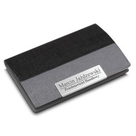 Kovový držiak na vizitky s gravírovaním Gift Black Kovový držiak na vizitky s gravírovaním Gift Black
