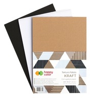 VLNITÁ KARTON HAPPY COLOR KRAFT A4 3 FARBY 10 LIST. VLNITÁ KARTON HAPPY COLOR KRAFT A4 3 FARBY 10 LIST.