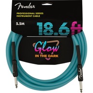Gitarový kábel Fender Glow in the Dark Blue 5,5 m Gitarový kábel Fender Glow in the Dark Blue 5,5 m