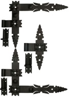 KOVANÝ DEKORATÍVNY UHOLOVÝ PÁN NA DVERE 400X300MM 6EL KOVANÝ DEKORATÍVNY UHOLOVÝ PÁN NA DVERE 400X300MM 6EL