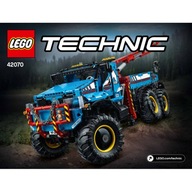 Lego Manuál - 6x6 terénne odťahovacie vozidlo 42070