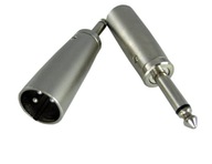 adaptér 6,3 mono jack konektor / 3 pin XLR konektor