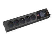 ARMAC Surge Protector Z5 1,5m 5x francúzske zásuvky 10A organizér káblov čierny ARMAC Surge Protector Z5 1,5m 5x francúzske zásuvky 10A organizér káblov čierny