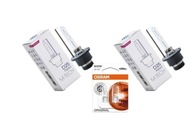 DUO 2x D2S XENON FILAMENTS 6000K vlákno a OSRAM W5W DUO 2x D2S XENON FILAMENTS 6000K vlákno a OSRAM W5W