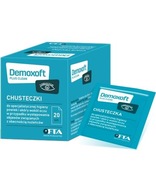 Demoxoft hygienické obrúsky na očné viečka 20 kusov