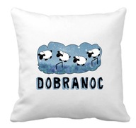 Ovčí vankúšik DOBRÚ NOC, darček na každú príležitosť, sviatok, narodeniny Ovčí vankúšik DOBRÚ NOC, darček na každú príležitosť, sviatok, narodeniny