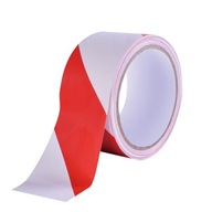 VÝSTRAŽNÁ PÁSKA biela a červená 500 M 75 mm široká