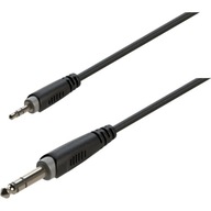 Kábel 1xJack 3,5mm S -1xJack 6,3m S 6m Kábel 1xJack 3,5mm S -1xJack 6,3m S 6m