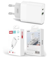 XO USB QC USB typ-C PD 20W nástenná nabíjačka XO USB QC USB typ-C PD 20W nástenná nabíjačka