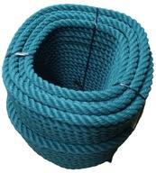 Zelené bavlnené lano LINCORD 14 mm 10 m Zelené bavlnené lano LINCORD 14 mm 10 m