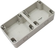 POVRCHOVÁ KRABICA 2 MODULY M95x2 SCAME 137.102 POVRCHOVÁ KRABICA 2 MODULY M95x2 SCAME 137.102