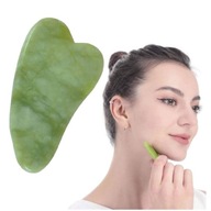 GUA SHA KAMEŇOVÝ JADE PLATE MASÁŽER NA TVÁR