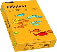 Farebný papier Rainbow A4 500k oranžová R22