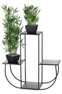 Moderný kovový stojan na kvety 70 cm 3 úrovne LOFT Moderný kovový stojan na kvety 70 cm 3 úrovne LOFT
