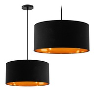 MODERNÉ ČIERNOZLATÉ ZÁVISNÉ LAMPY LUSTER 36CM MODERNÉ ČIERNOZLATÉ ZÁVISNÉ LAMPY LUSTER 36CM