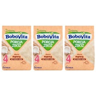 BOBOVITA Cereálna porcia Mliečna krupicová kaša, 3x210g BOBOVITA Cereálna porcia Mliečna krupicová kaša, 3x210g