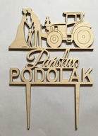 Detské meno na tortu Farmer Tractor Detské meno na tortu Farmer Tractor