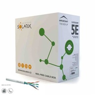 Krútený pár LAN kábel Solarix PVC Eca 305m UTP 5e