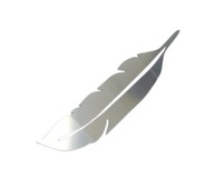 Nálepka na stenu N19 Nálepka na zrkadlo FEATHER Strieborná dekorácia Nálepka na stenu N19 Nálepka na zrkadlo FEATHER Strieborná dekorácia