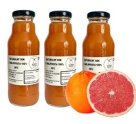 Grapefruitová šťava 100% 3x 330 ml (vo fľaši, NFC)